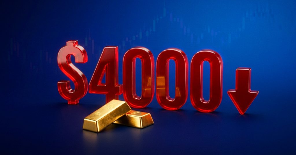Vàng Lần Đầu Giảm Dưới $4,000 Trong Nhiều Tháng Qua